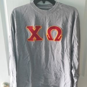 Chi Omega jersey long sleeve tee